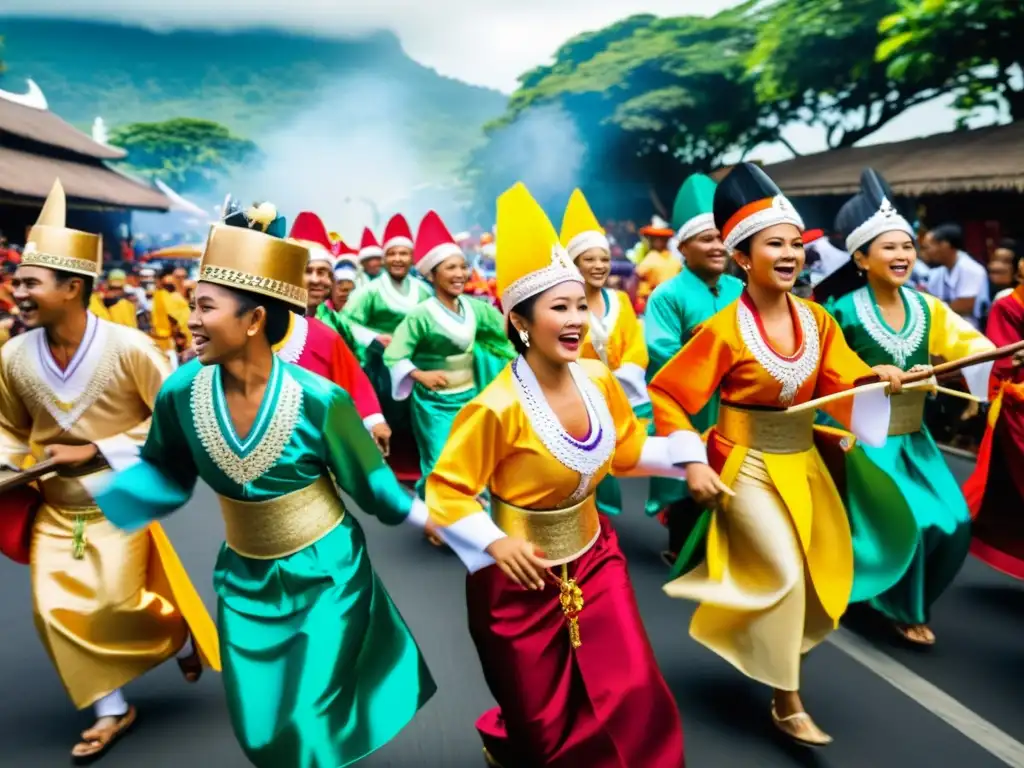 Deslumbrante festival Pifan de Indonesia: música, danza y color Animado Festival Pífan en Indonesia: música, danza y coloridos trajes en unión cultural y tradición