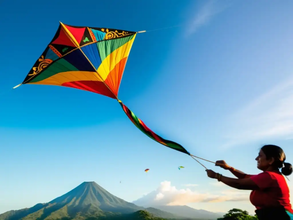 Artistas crean barriletes coloridos en competencia bajo el cielo guatemalteco