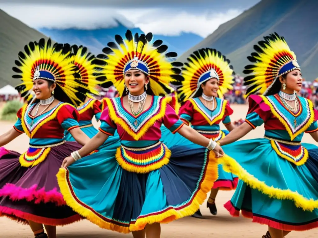 Bailarines de los Tinkus en Bolivia danzan con pasión y colorido en los altiplanos