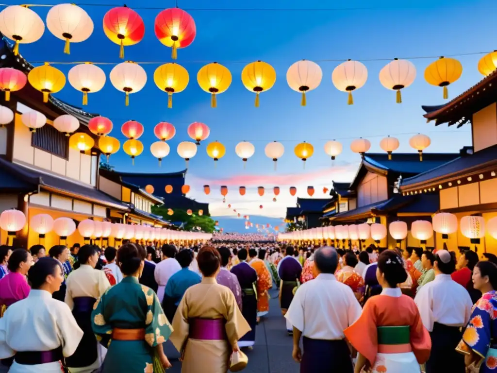 Colorido Festival de Obon: tradiciones japonesas, danzas, faroles y taiko en celebración comunitaria