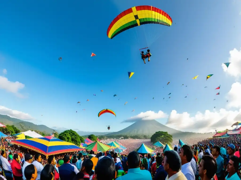 Competencia de barriletes en los cielos de Guatemala, una tradición vibrante llena de colores y emoción