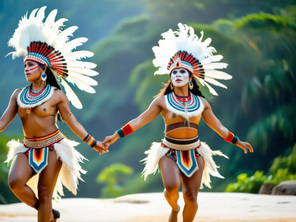 Danza indígena en América Latina: vibrantes trajes, danza ancestral, naturaleza exuberante y cultura viva