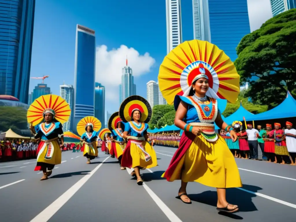 Desfile de festivales indígenas, tradición y modernidad en un mundo globalizado