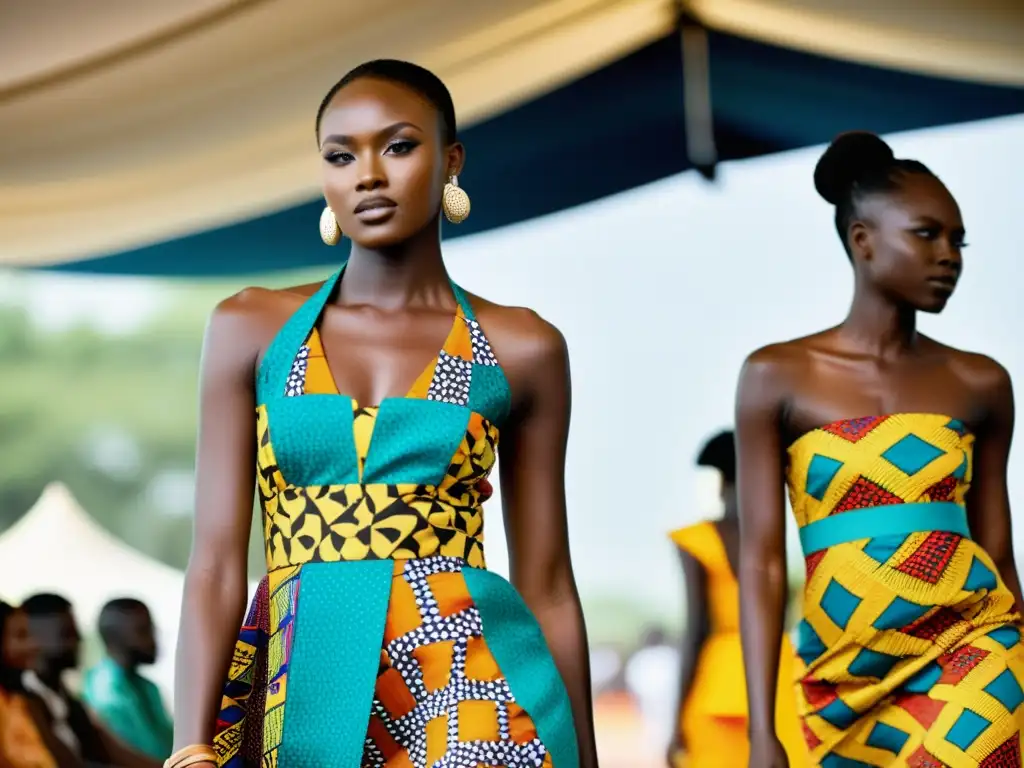 Desfile de moda vibrante en Accra, Ghana