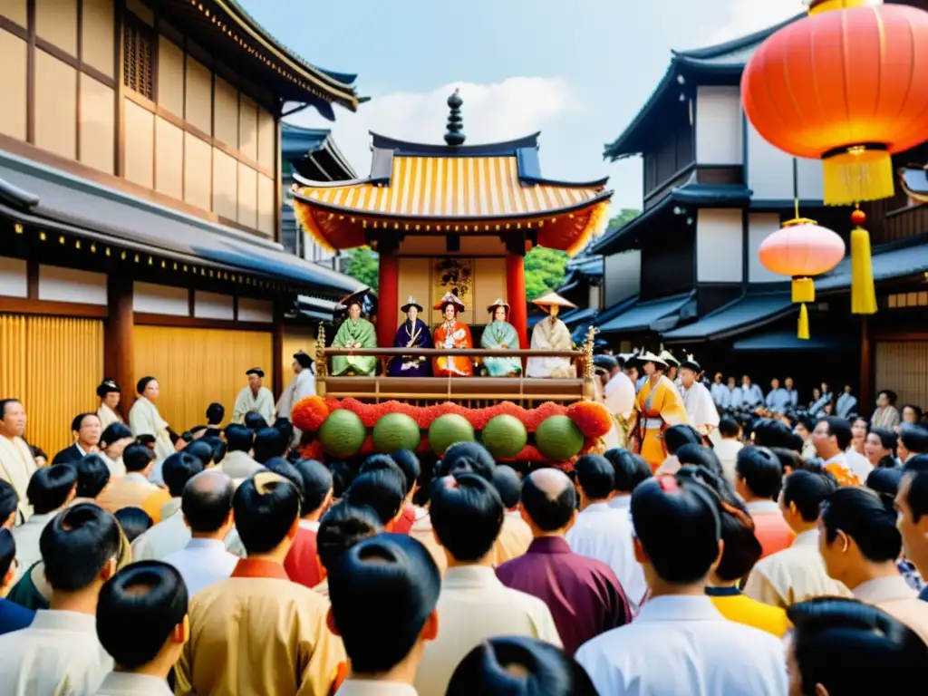 Un desfile vibrante del festival Gion Matsuri en Kioto, Japón