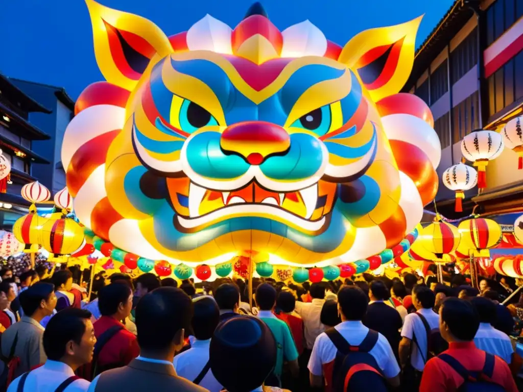 Un desfile vibrante de Nebuta Matsuri en Aomori, Japón