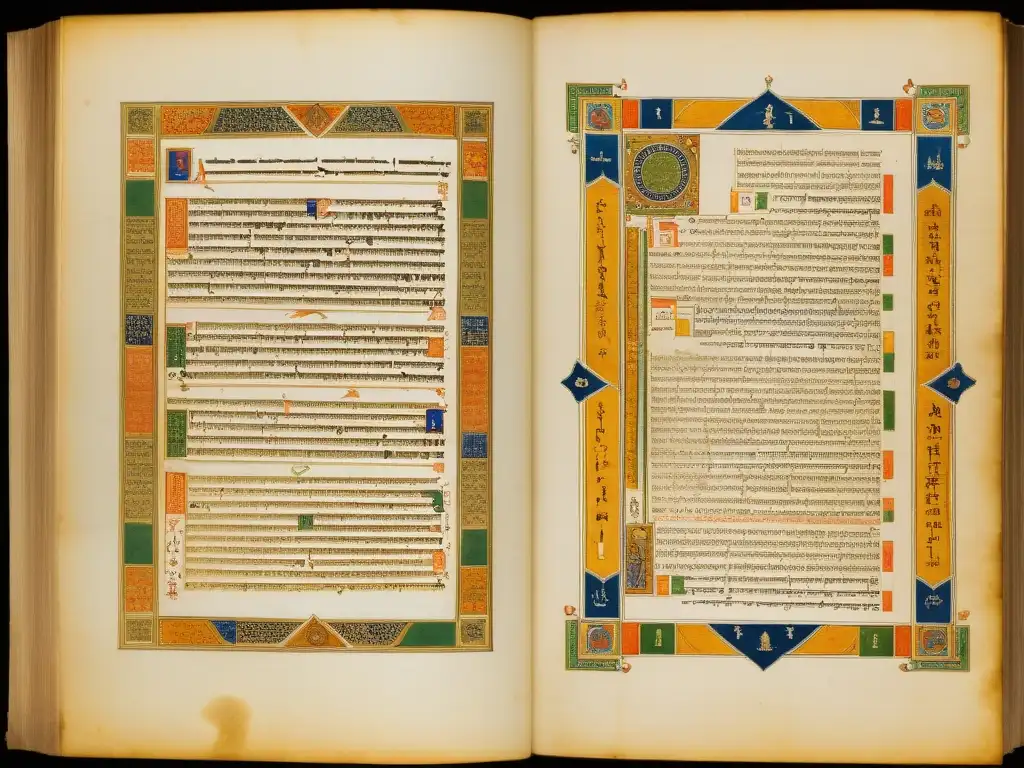 Detalladas conexiones históricas entre sánscrito y griego en manuscritos iluminados