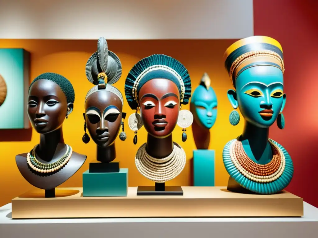 Una emocionante exposición de arte africano que muestra la diversidad cultural a través de esculturas, máscaras, textiles y pinturas tradicionales