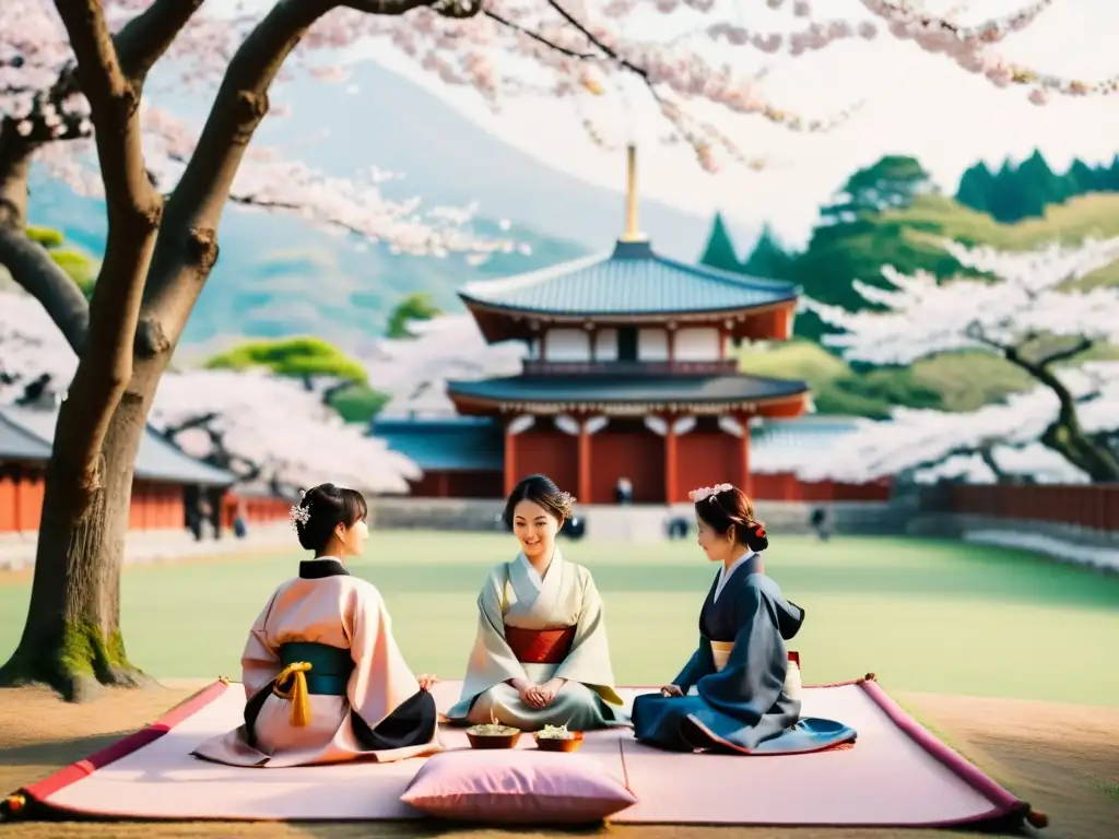 Un emocionante hanami histórico que captura la belleza del sakura y el significado actual de Hanami histórico