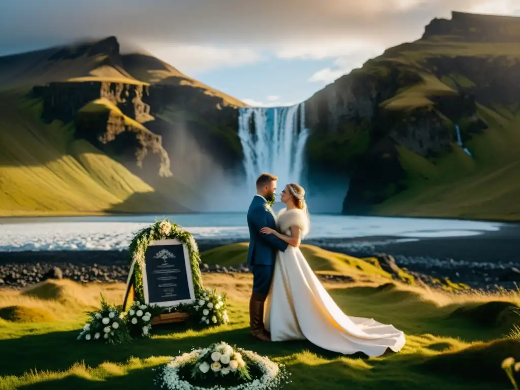 Una emotiva ceremonia de boda tradicional en Islandia con ritos matrimoniales únicos