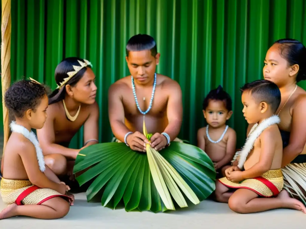 Emotiva ceremonia de corte de pelo tradicional en Micronesia para celebrar el crecimiento y las tradiciones