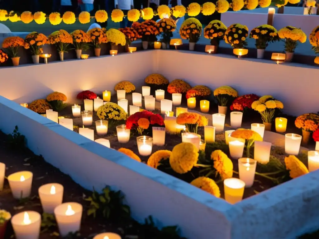 Emotivo altar en el Día de Muertos con maravillosa decoración y significado oculto