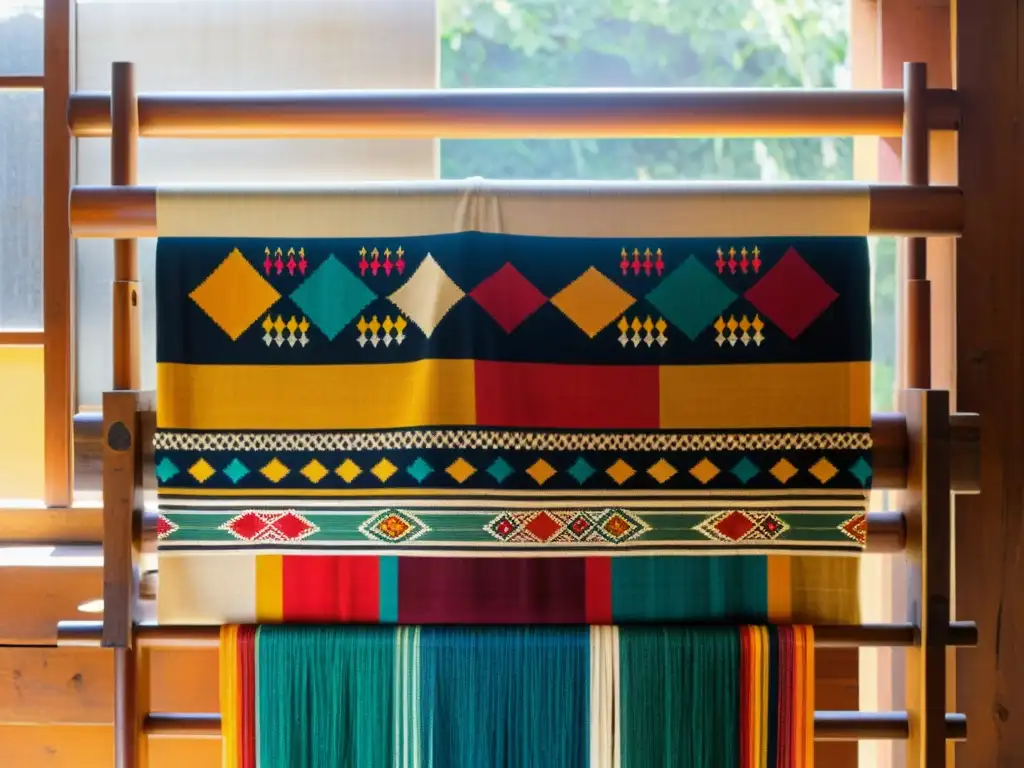 Estampado textil tradicional de América Latina con significado cultural