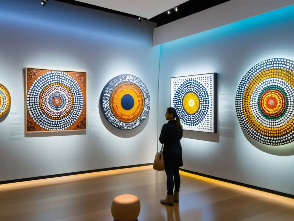 Una exposición de arte aborigen contemporáneo llena de color y vitalidad