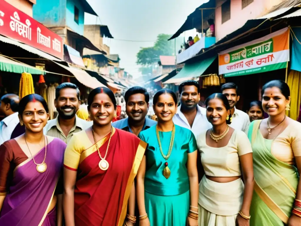 Imagen documental del bullicioso sistema de castas en la India, con vibrante escena callejera y diversidad cultural