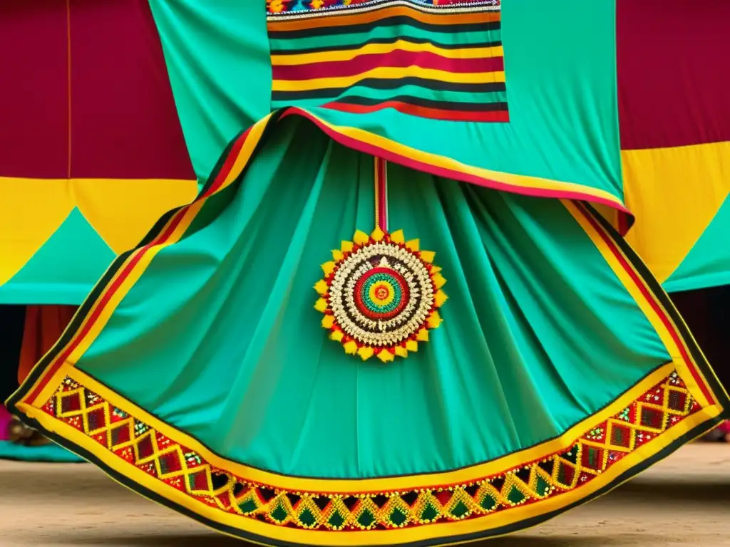 Imagen impactante de una ceremonia tradicional zapoteca en Oaxaca, con colores vibrantes y detalles intrincados, mostrando la belleza y resiliencia de la tradición zapoteca en Oaxaca