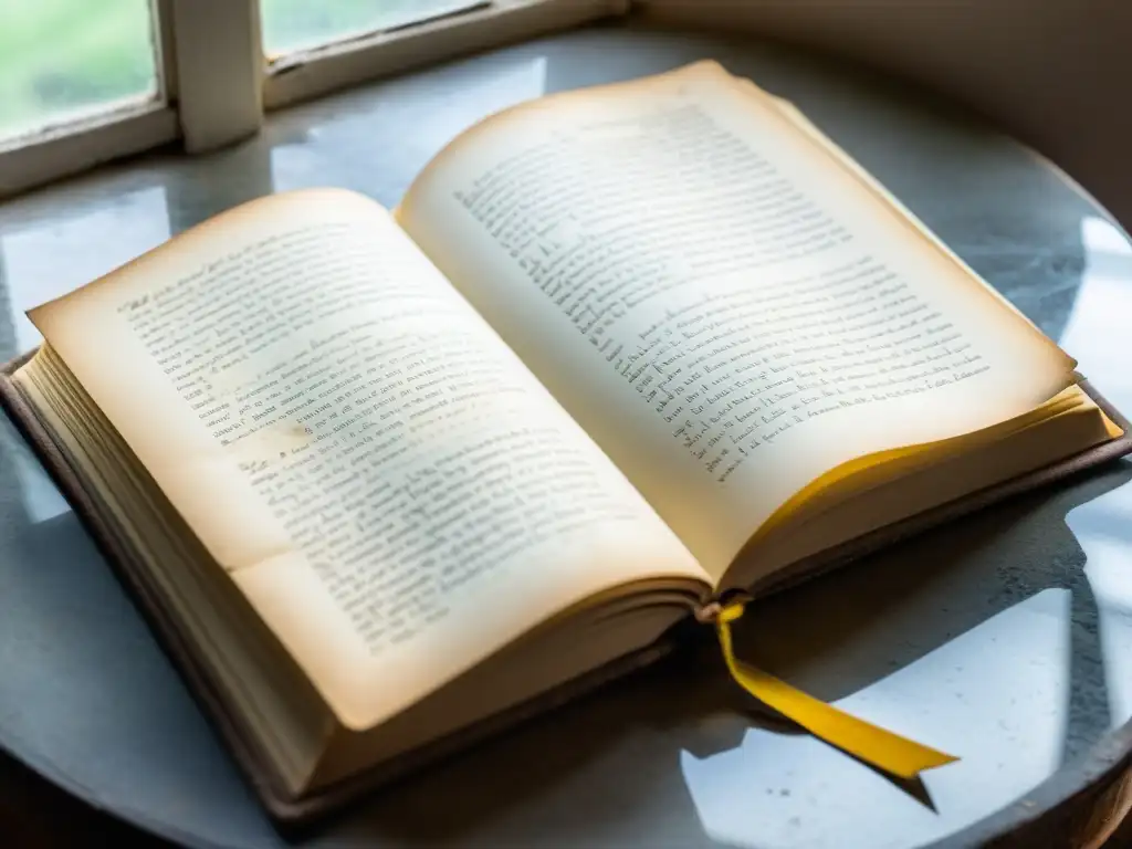 Libro de recetas antiguo con manuscritos, iluminado por luz natural