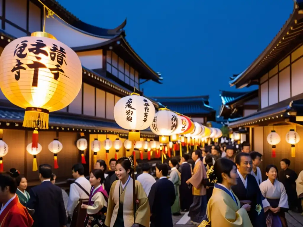 Una mágica procesión luminosa Oeshiki Nichiren ilumina las antiguas calles japonesas, uniendo tradición y comunidad