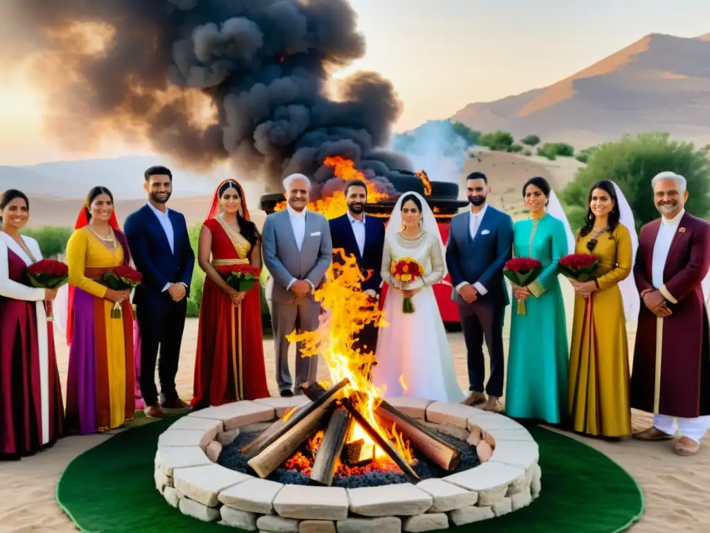 Matrimonio zoroastriano: Magia ancestral en una ceremonia llena de color y tradición