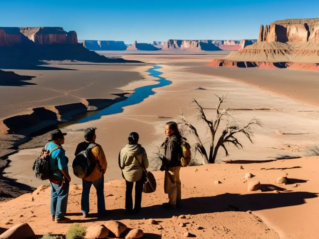 Miembros de la tribu Navajo preocupados por la sequía inducida por cambio climático en su tierra desértica