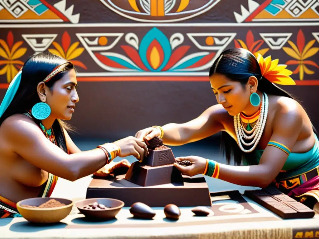 Ritual azteca ancestral del cacao: preparación y consumo de chocolate